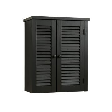 Field Brook Wall-Mounted Laundry Cabinet - Black