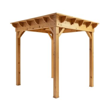 Cedar 12 Ft. W X 10 Ft. D Solid Wood Pergola