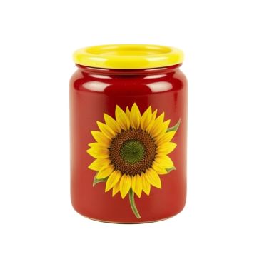 Priddis Sunflower 4 Qt . Storage Jar