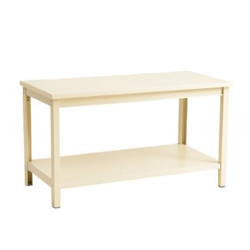Oak Branch Empty Workshop Workbench - Ivory