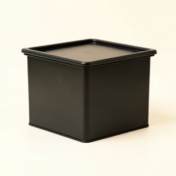 Meadow Bridge Closed Outdoor Storage Box - Black (synthetic illustration; no displayed measurements)