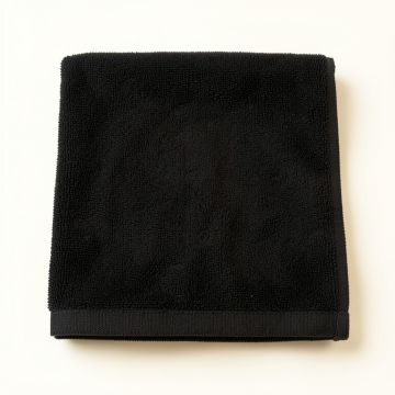 Laurel Branch Bath Towel - Black (synthetic illustration; no displayed measurements)