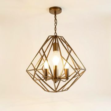 Shellplant 6 - Light Lantern Geometric Chandelier (synthetic illustration; no displayed measurements)