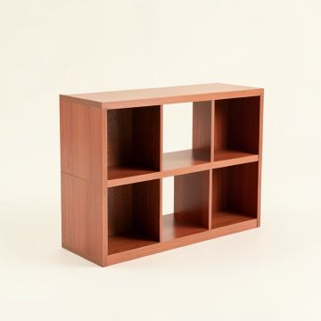Hill Bend Desktop Shelving Unit - Terracotta (synthetic illustration; no displayed measurements)