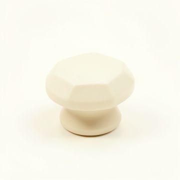 River Branch Cabinet Knob Without Packaging - Ivory (synthetic illustration; no displayed measurements)