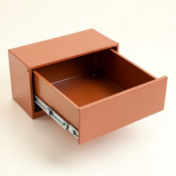 Clay Crest Under-Desk Drawer Unit - Terracotta (synthetic illustration; no displayed measurements)