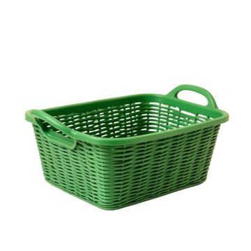 Maple Brook Empty Storage Basket - Green