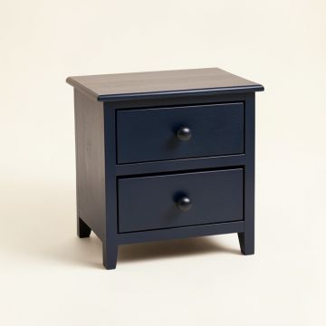Oak Crest Nightstand - Navy (synthetic illustration; no displayed measurements)