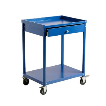 Oak Canyon Empty Rolling Workshop Cart - Blue