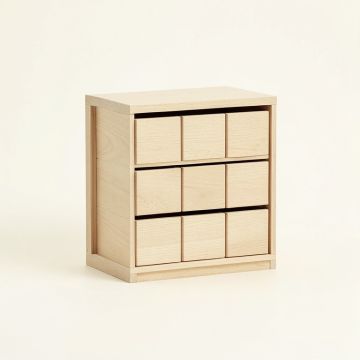 Linden Canyon Small-Parts Storage Drawer Cabinet - Beige (synthetic illustration; no displayed measurements)