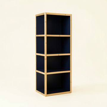 Brook Bluff Narrow Cubby Tower - Navy (synthetic illustration; no displayed measurements)