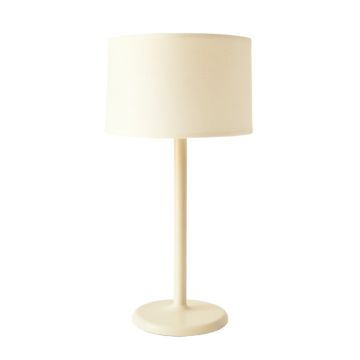 Cove Bluff Floor Lamp With A Plain Fabric Shade - Ivory
