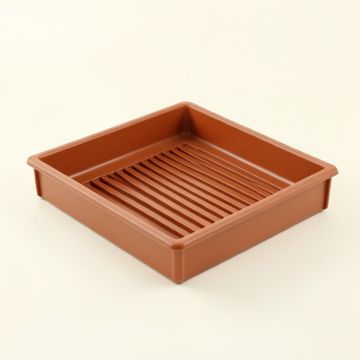 Reed Dell Empty Under-Desk Cable Tray - Terracotta (synthetic illustration; no displayed measurements)