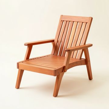 Field Crest Outdoor Lounge Chair - Terracotta (synthetic illustration; no displayed measurements)