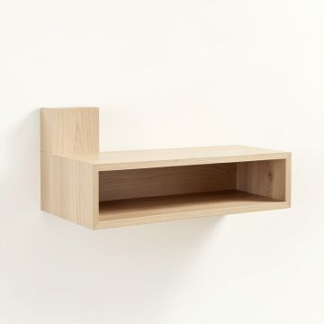Bay Branch Wall-Mounted Shelf - Beige (synthetic illustration; no displayed measurements)