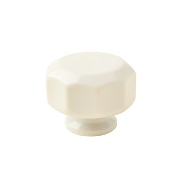 Reed Bluff Cabinet Knob Without Packaging - White