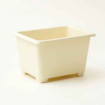 Lake Brook Empty Raised Planter - Cream (synthetic illustration; no displayed measurements)