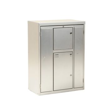 High Security 7 Door Front Load 4C Horizontal Mail Center