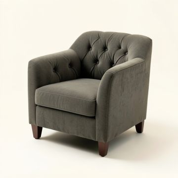 Aalbert Tufted Upholstered Parson Chair (synthetic illustration; no displayed measurements)