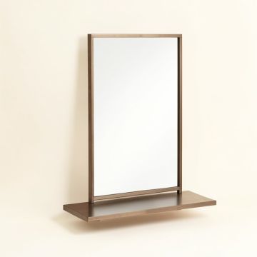 Straley Metal With Shelves Bathroom/Vanity Mirror (synthetic illustration; no displayed measurements)
