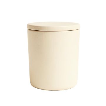 Flint Bluff Storage Canister With Lid - Ivory