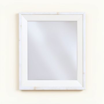Cliff Brook Framed Wall Mirror - White (synthetic illustration; no displayed measurements)
