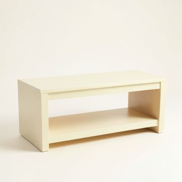 Cliff Bend Indoor Bench - Cream (synthetic illustration; no displayed measurements)