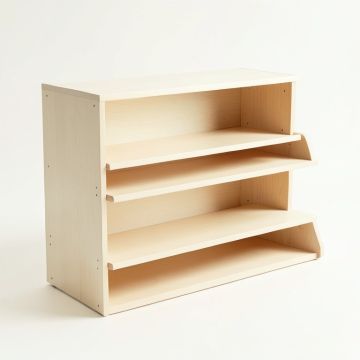 Laurel Brook Desktop Shelving Unit - Ivory (synthetic illustration; no displayed measurements)