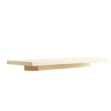 Hazel Branch Wall-Mounted Shelf - Ivory