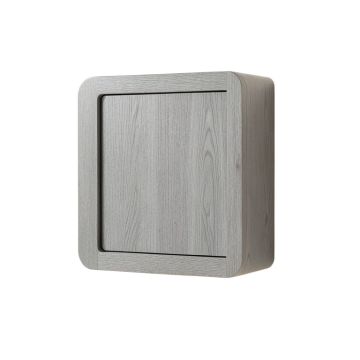 Lake Bend Wall-Mounted Entry Cabinet - Gray