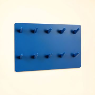 Moss Crossing Empty Wall-Mounted Tool Organizer Panel - Blue (synthetic illustration; no displayed measurements)