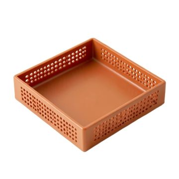 River Crossing Empty Under-Desk Cable Tray - Terracotta