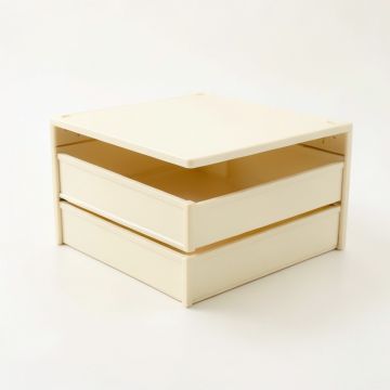 Wren Bend Small-Parts Storage Drawer Cabinet - Ivory (synthetic illustration; no displayed measurements)