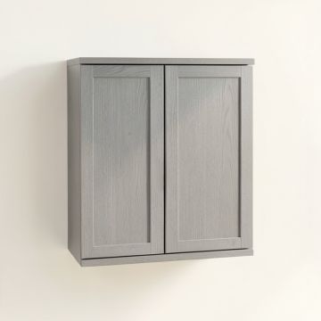 Harbor Branch Wall-Mounted Laundry Cabinet - Gray (synthetic illustration; no displayed measurements)