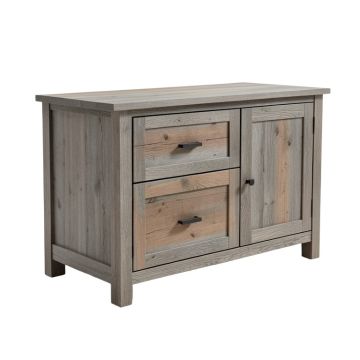 Kaylin 65.91 '' Wide 3 Drawer Pine Wood Buffet Table