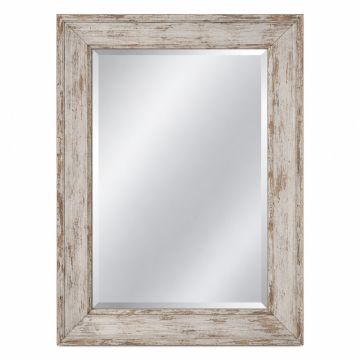 Banbury Modern Farmhouse Beveled Distressed Accent Mirror