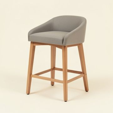 Fitzrovia 25 '' Patio Bar Stool With Cushion (synthetic illustration; no displayed measurements)