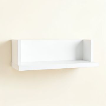 Vale Canyon Wall-Mounted Shelf - White (synthetic illustration; no displayed measurements)
