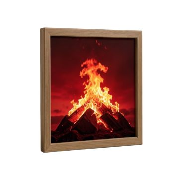 Sky On Fire By Michael Blanchette - Picture Frame Photograph Print On Canvas