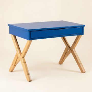 Bay Crossing Writing Desk - Blue (synthetic illustration; no displayed measurements)