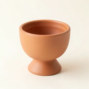 River Bridge Empty Candle Holder - Terracotta (synthetic illustration; no displayed measurements)