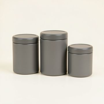 Monochrome 4 Piece Coffee , Tea & Sugar Jar Set (synthetic illustration; no displayed measurements)