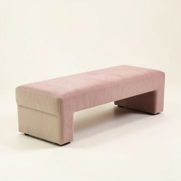 Foram Upholstered Bench (synthetic illustration; no displayed measurements)