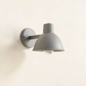 Moss Bluff Wall Sconce Mounted On A Plain Wall - Gray (synthetic illustration; no displayed measurements)