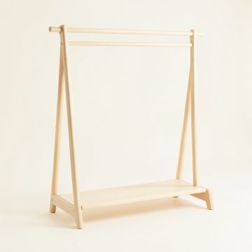Dune Crossing Empty Garment Rack - Ivory (synthetic illustration; no displayed measurements)