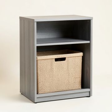 Cedar Brook Freestanding Pull-Out Hamper Cabinet - Gray (synthetic illustration; no displayed measurements)
