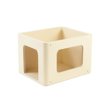 Birch Dale Empty Furniture-Style Litter Enclosure - Cream