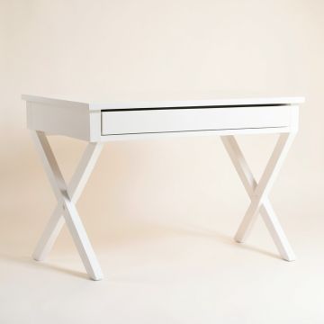 Cliff Falls Writing Desk - White (synthetic illustration; no displayed measurements)