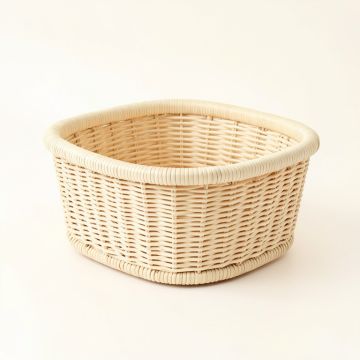 River Bluff Empty Storage Basket - Ivory (synthetic illustration; no displayed measurements)