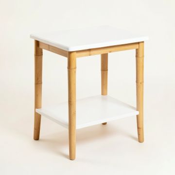 Linden Arc Side Table (synthetic illustration; no displayed measurements)